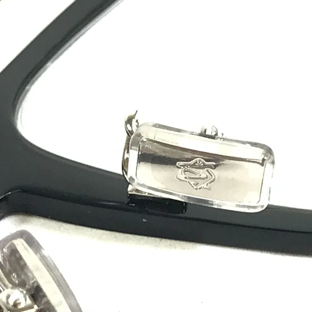 Rimowa Eyeglasses Frames RW50003U 001 Black Silver Square Full Rim 52-18-150